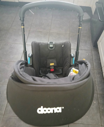 Doona pushchair black with - black,